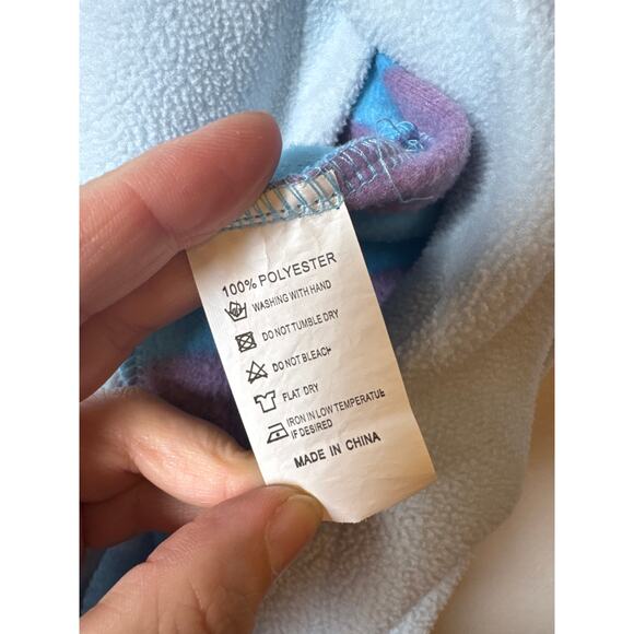 Monsters Inc Sully One Piece Button Up Costume with Tail Pockets And Hood Med - Picture 7 of 8